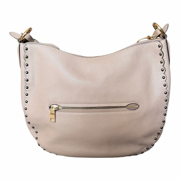 Coach Sutton Hobo Bag Polished Pebble Leather Scallop Rivets Crossbody Style7643 - Picture 3 of 15